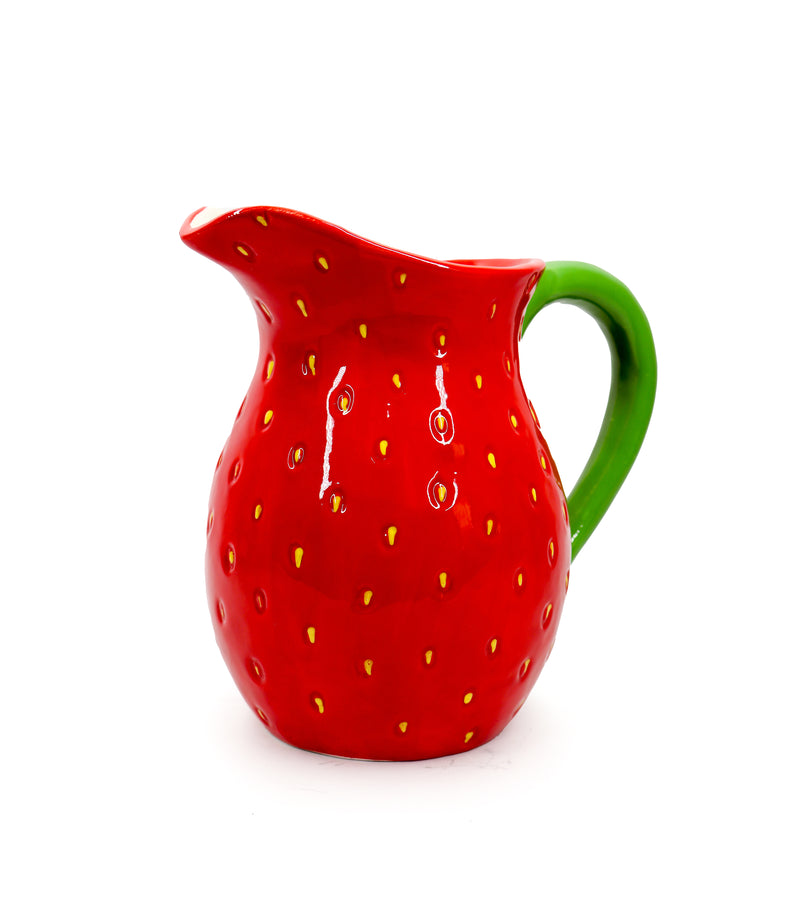 Jarro De Ceramica Forma De Frutilla