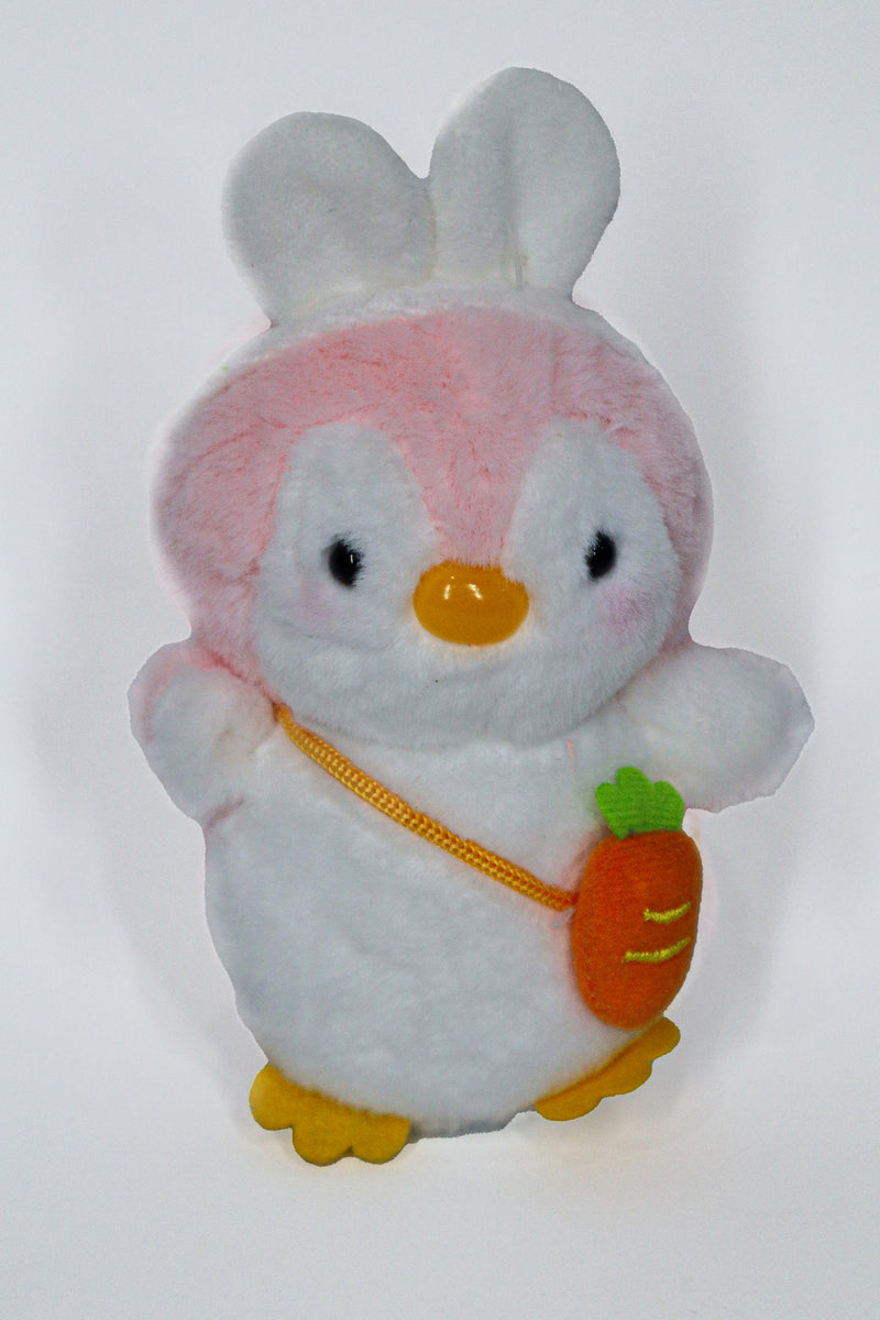 Llavero Pingüino conejo Rosa