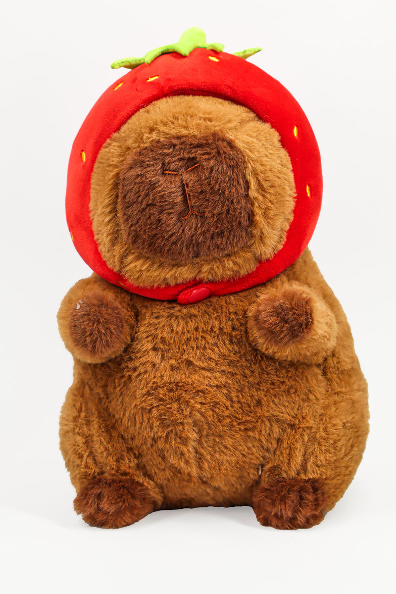 Peluche Capibara Gorro Frutilla