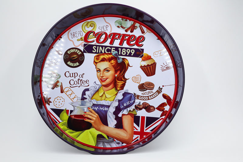 Bandeja Negra Coffee Break