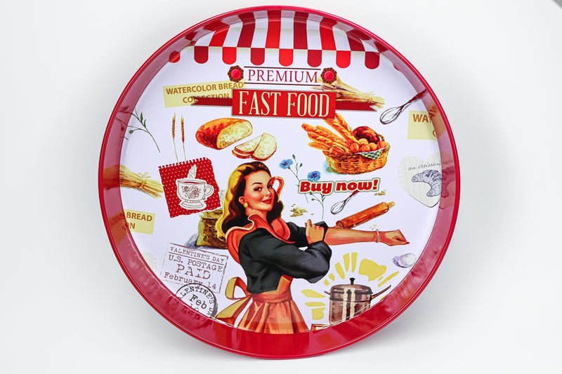 Bandeja Roja Fast Food